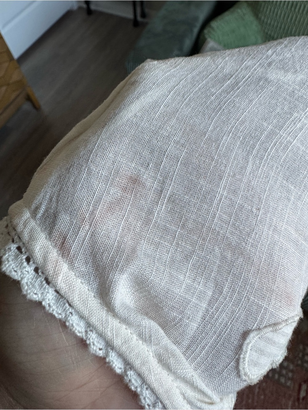 Free People Cream Embroidered Mini Dress - Picture 3 of 4